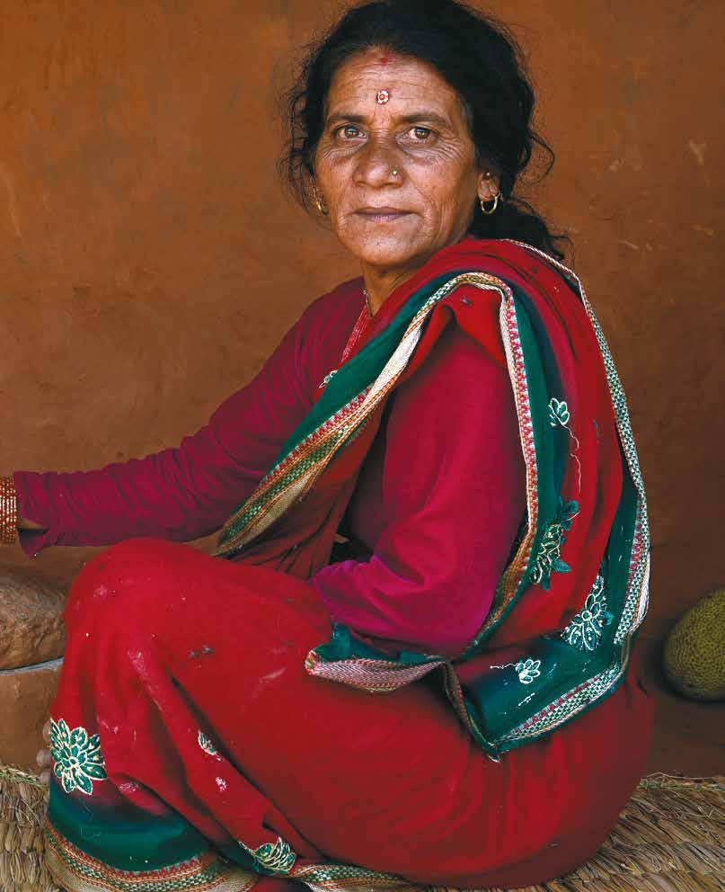 Gyanu Maya Basnet malar rismjöl, som bland annat
