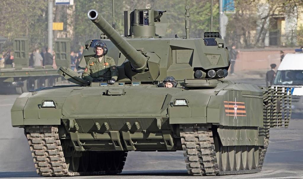 ÅRSRAPPORT 2015 Bilaga 2016-02-26 Sida 17 (131) 4. Fordonssystem 4.1. Stridsvagn T-14 Armata Det nya ryska stridsvagnskonceptet med benämningen Armata visades för första gången officiellt i samband med segerparaden i Moskva 2015.