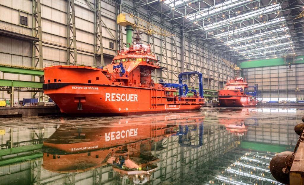 ÅRSRAPPORT 2015 Bilaga 2016-02-26 Sida 57 (131) 10.6.6 MPSV06 MPSV06 är den största av tre klasser specialiserade räddnings-, arbets- och stödfartyg för arktiskt bruk.