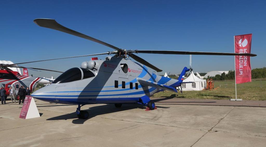 Bilaga 1 ÅRSRAPPORT 2015 Sida 82 (131) 2016-02-26 12.2. Projekt för framtagning av höghastighetshelikopter Bild 98. Testbädd för rotorsystem på PSSTDV, baserad på Mi-24.