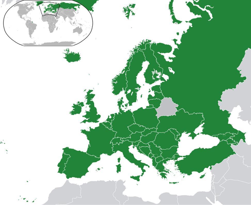 Europeiska landskapskonventionen (ELC) Europarådet (inte EU!