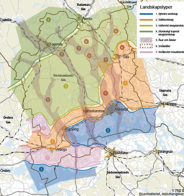 Landskapskaraktärsanalys (LKA) Från sektorer till helhet Välj skala, avgränsa område Identifiera utvecklingstendenser Kartlägg landskapets objektiva egenskaper (geologi, hydrologi,