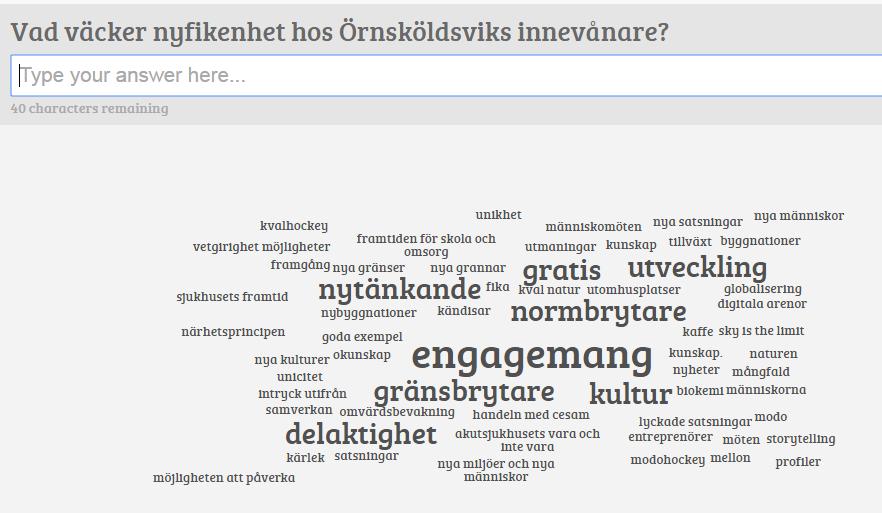 Örnsköldsvik och vilka målsättningar som ska föra oss i visionens