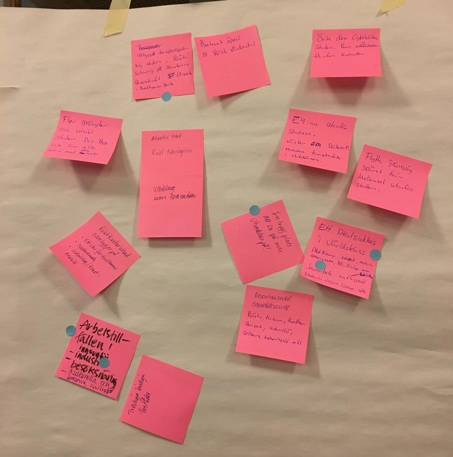 Grupp 3 Ett akutsjukhus i världsklass. Samarbete med Norrlands universitetssjukhus Umeå. (2) Arbetstillfällen! Innovation, industri, besöksnäring, kulturella och kreativa näringar.