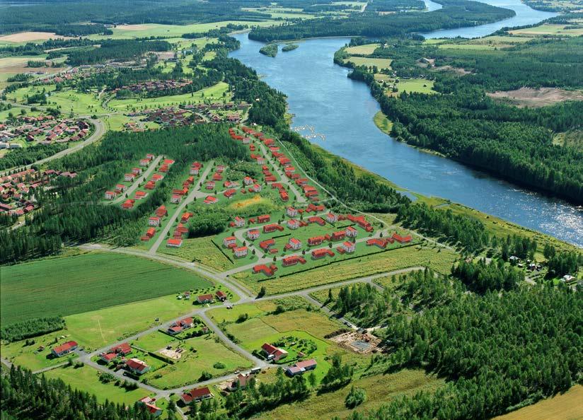 Figur 11. Illustration över hur bebyggelsen kan se ut vid ett genomförande av aktuell detaljplan.