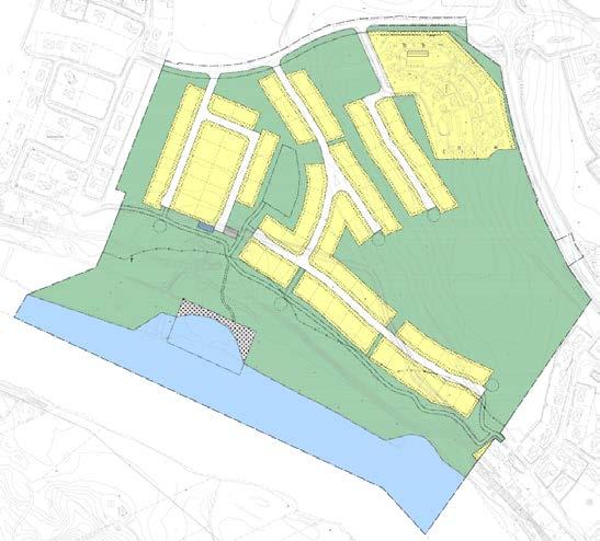 Den befintliga mulleskogen som finns inom planområdet påverkas inte direkt av planförslaget då den ligger inom mark som föreslås för natur.