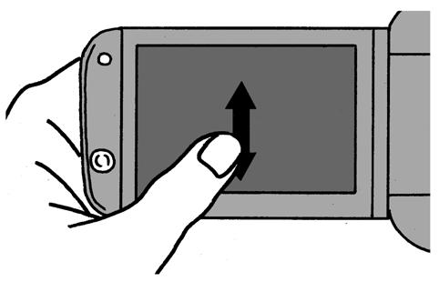 När det gäller vissa funktioner, som exempelvis Peka och spåra (0 64) och ansiktsigenkänning (0 62), väljer du ett motiv på skärmen genom att peka på det så väljer kameran optimala inställningar.