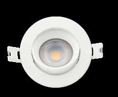 Dimbar Ersätter direkt downlights Upp till 54 % energibesparing jämfört med ljuskällor som använder CFL PIlampor Lösningar som gör att man har råd med utbyten och nya er Minskade kostnader för utbyte