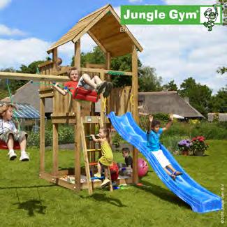 Jungle Gym Palace lektorn med gungmodul och 2 gungor Den ultimata lekplatsen med massor av underhållning Jungle Gym Palace är perfekt för att ta emot gäster och bjuder på massor av underhållning till