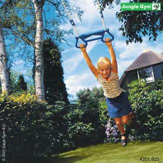 Färg Typ Stk 805-402 1819899 Blå Gunga Plast 1 Jungle Gym "Monkey Bar" Levereras inkl. replås, men exkl. rep och krokar.