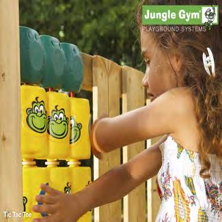 Stk 805-150 5685919 1 Jungle Gym "Tic Tac Toe Module" "Gör det själv"-paket, inkl. utförlig monteringsanvisning, med allt vad som behövs för attutvidga lektornet med ett luffarschack. Levereras exkl.