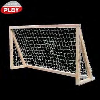 LEK I TRÄDGÅRDEN NORDIC PLAY Fotbollsmål - FSC -certifierat Fotbollsmål tillverkat av obehandlad 68x68 mm furu, inkl. UV-tåligt nät med maskstorlek 100x100 mm.