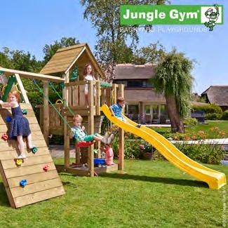 Jungle Gym Cubby lektorn med klättermodul och 1 gunga Kompakt och mångsidigt lektorn Med det kompakta, men otroligt mångsidiga, Jungle Gym Cubby lektorn finns det möjlighet för aktiviteter på många