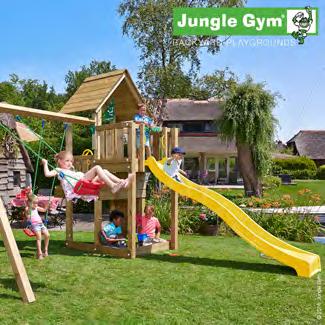 Jungle Gym Cubby lektorn med gungmodul och 2 gungor Kompakt och mångsidigt lektorn Med det kompakta, men otroligt mångsidiga, Jungle Gym Cubby lektorn finns det möjlighet för aktiviteter på många