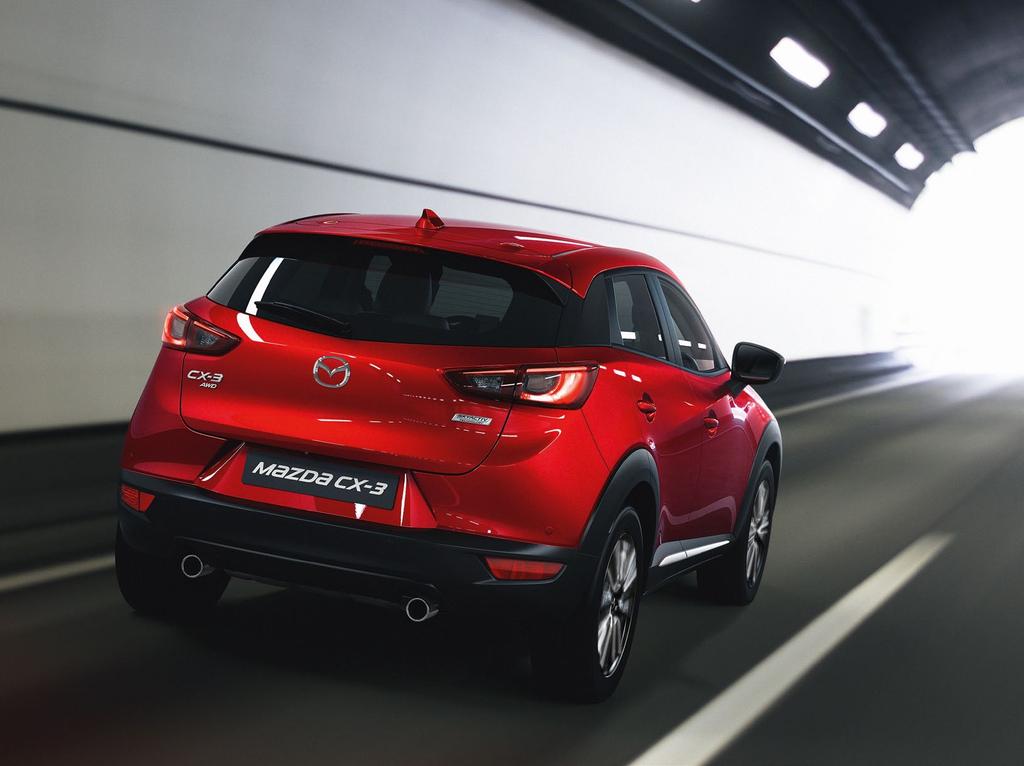VÄCK LIV I DIN INRE FÖRARE Mazda CX-3 har designats med vår Jinba Ittai-filosofi i åtanke.