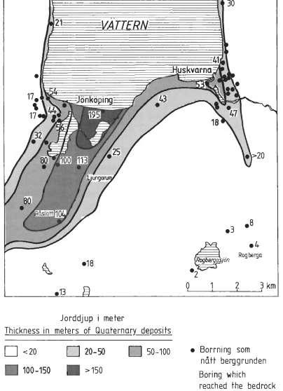 4.1.6.3 Morän Moränerna i Jönköpingsområdet skiljer sig från klassiska moräner i det att ursprungsmaterialet till stor del bestått av sorterade sediment, så kallade sedimentmoräner.