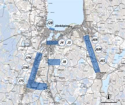 6.3.5 Kvarvarande stationsalternativ till fördjupad analys Den övergripande analysen, som genomförts i arbetet med första steget av urvalsprocessen, tillsammans med Sverigeförhandlingens inledande