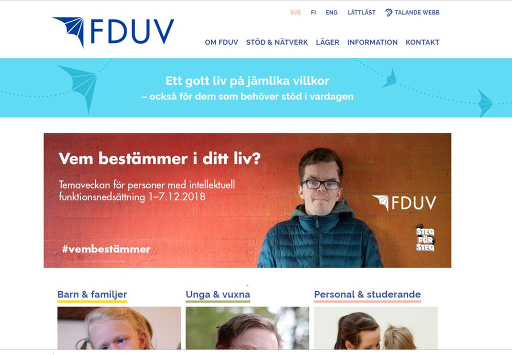 Slutligt program kommer att finnas på FDUV:s webbplats: www.fduv.fi/kalender FDUVs övriga program är under arbete och info på webbplatsen uppdaterar vartefter programmen blir klara.