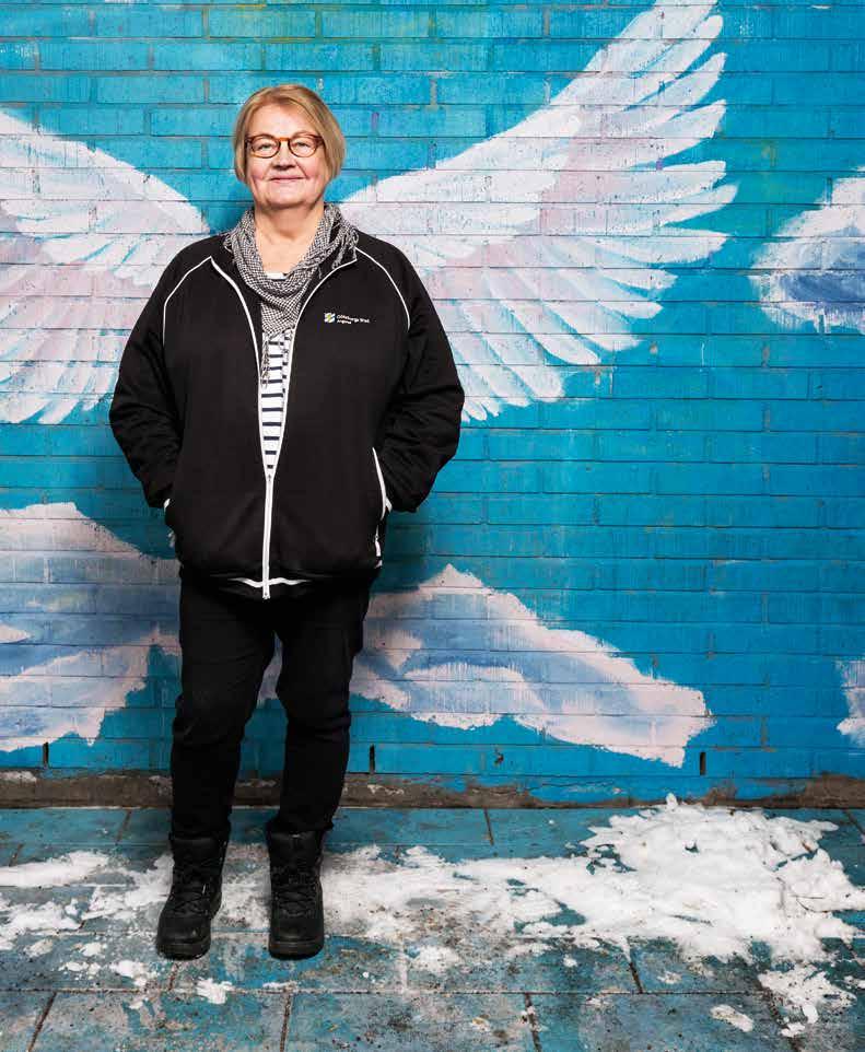 SQ MÖTER Efter pensionen vill Kielo Penttinen ägna sig mer åt familjen och åt ideellt arbete. Arbetskamraterna har sammanfattat hennes råd för arbetet i tio budord.