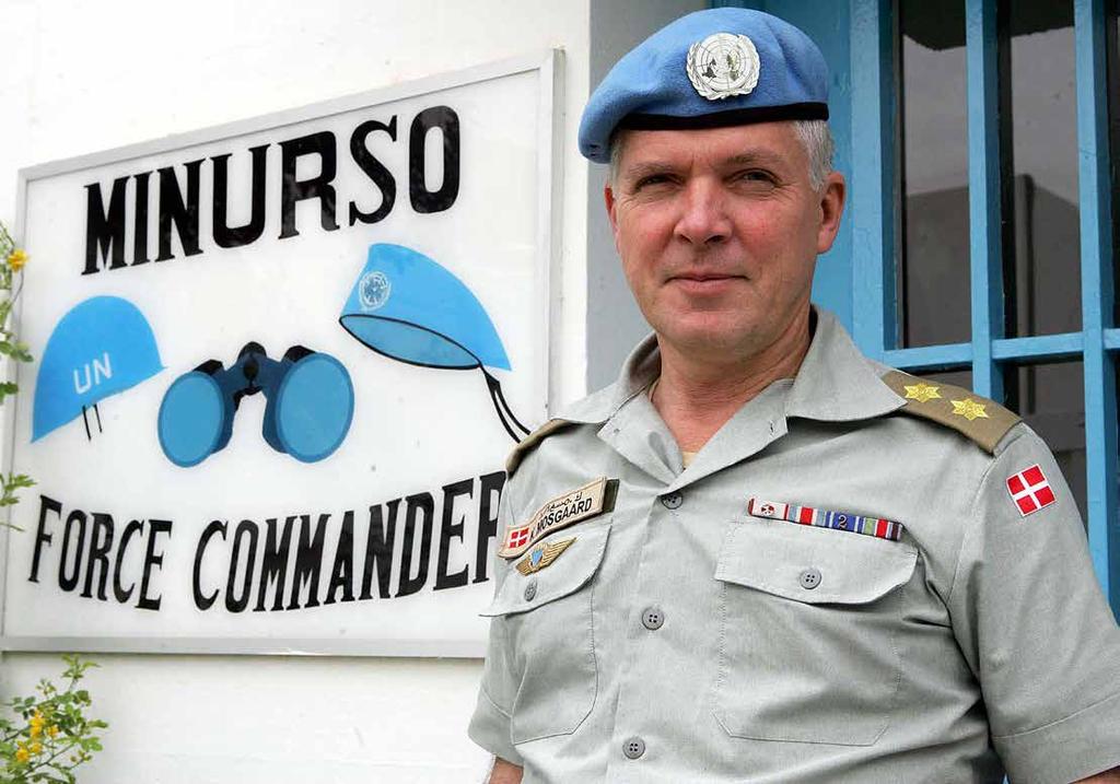 Dansk militär MINURSO-chef mot strömmen FN i New York var rasande.