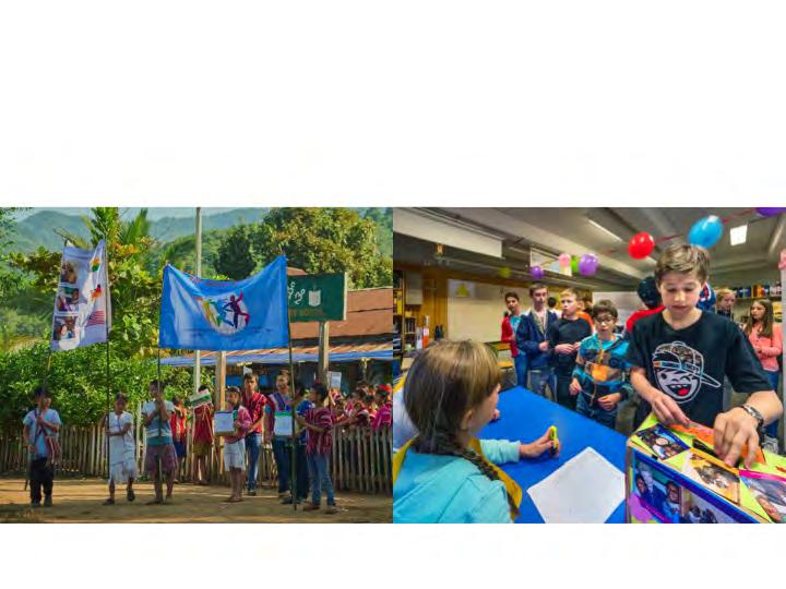 Barn från minoritetsbefolkningar i Burma nås av WCPF. Global Vote-dag på Snättringeskolan i Huddinge utanför Stockholm.