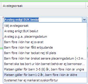 Avstegshantering För att säkra att turordningen i kön följs så finns det en inställning som aktiverar funktionen avstegsorsak.