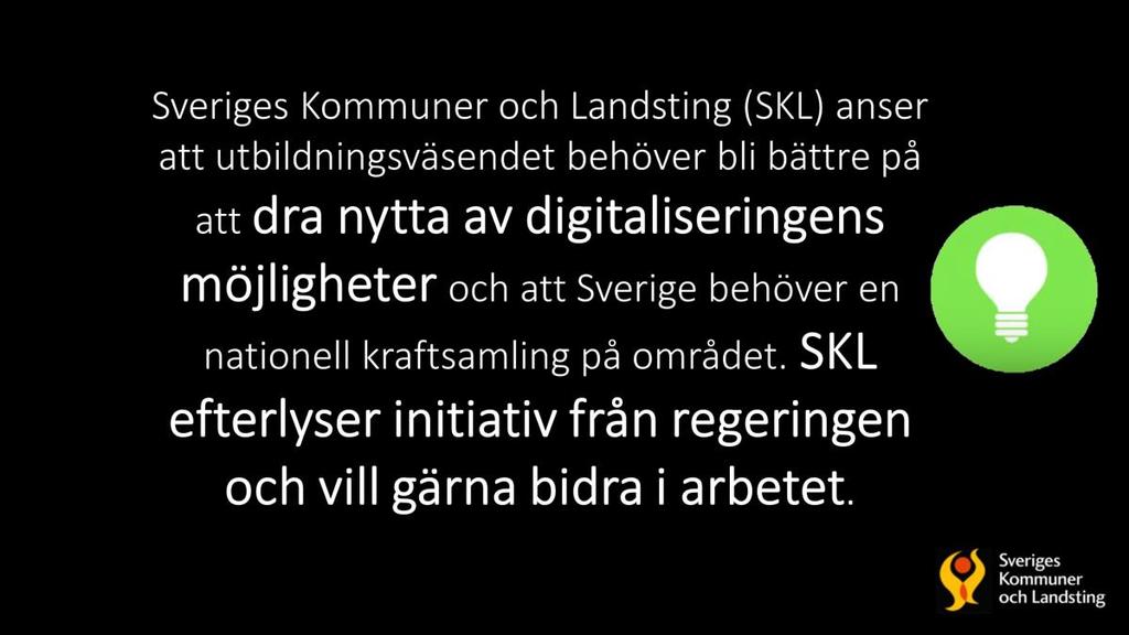 Digitalt först - samarbete för en digital förnyelse av det offentliga Sverige Överenskommelse mellan Regeringen och SKL om en gemensam färdplan för att skapa en samverkande och innovativ offentlig