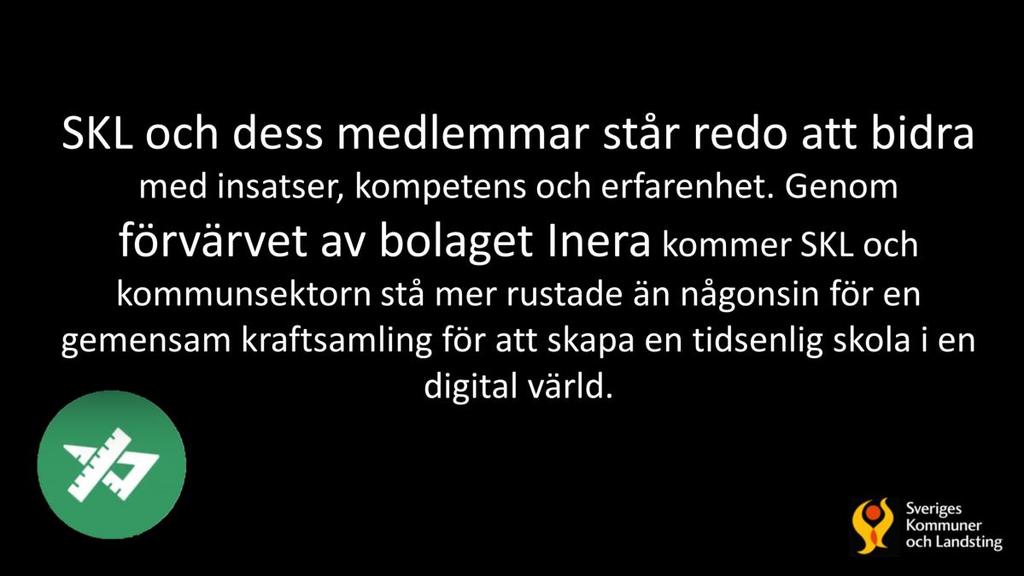 Det finns stor vilja att