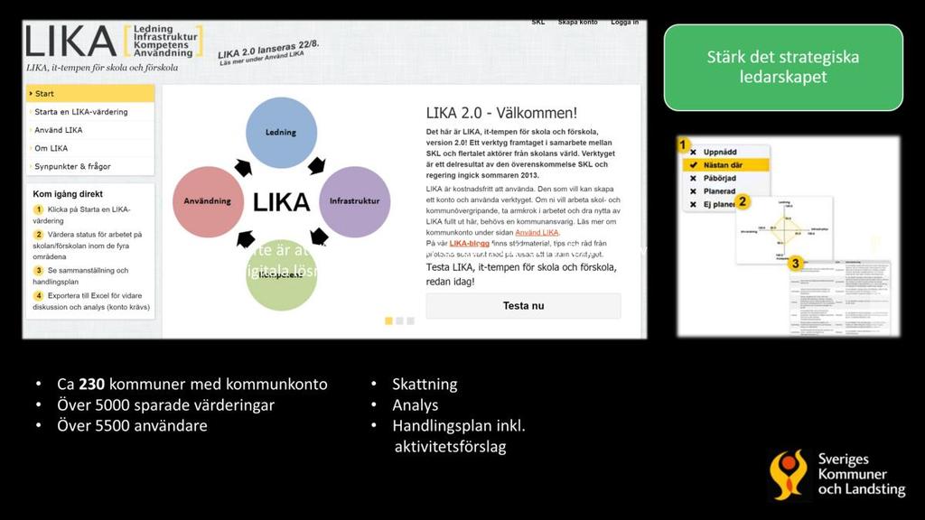 Ett ramverk för utvärdering av hur väl man drar nytta av digitaliseringens möjligheter och hur väl modern teknik används som ett verktyg för kunskapssökande, kommunikation, skapande och lärande.