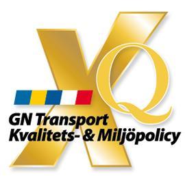 Verksamhetsplicy GN Transprt har utarbetat denna plicy sm skall vara vägledande för all persnal i allt arbete sm utförs på företaget, samt i våra dtterblag.