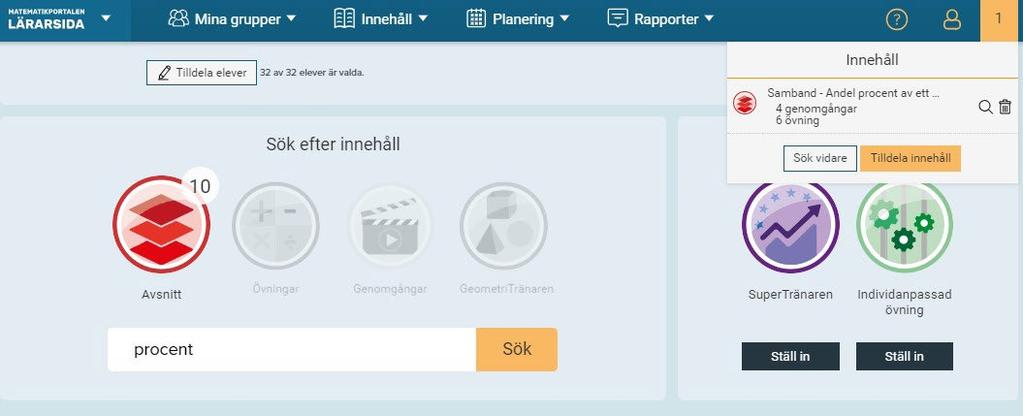 Dela planeringen med dina elever Välj inom vilken tidsperiod eleverna ska arbeta med uppgiften.