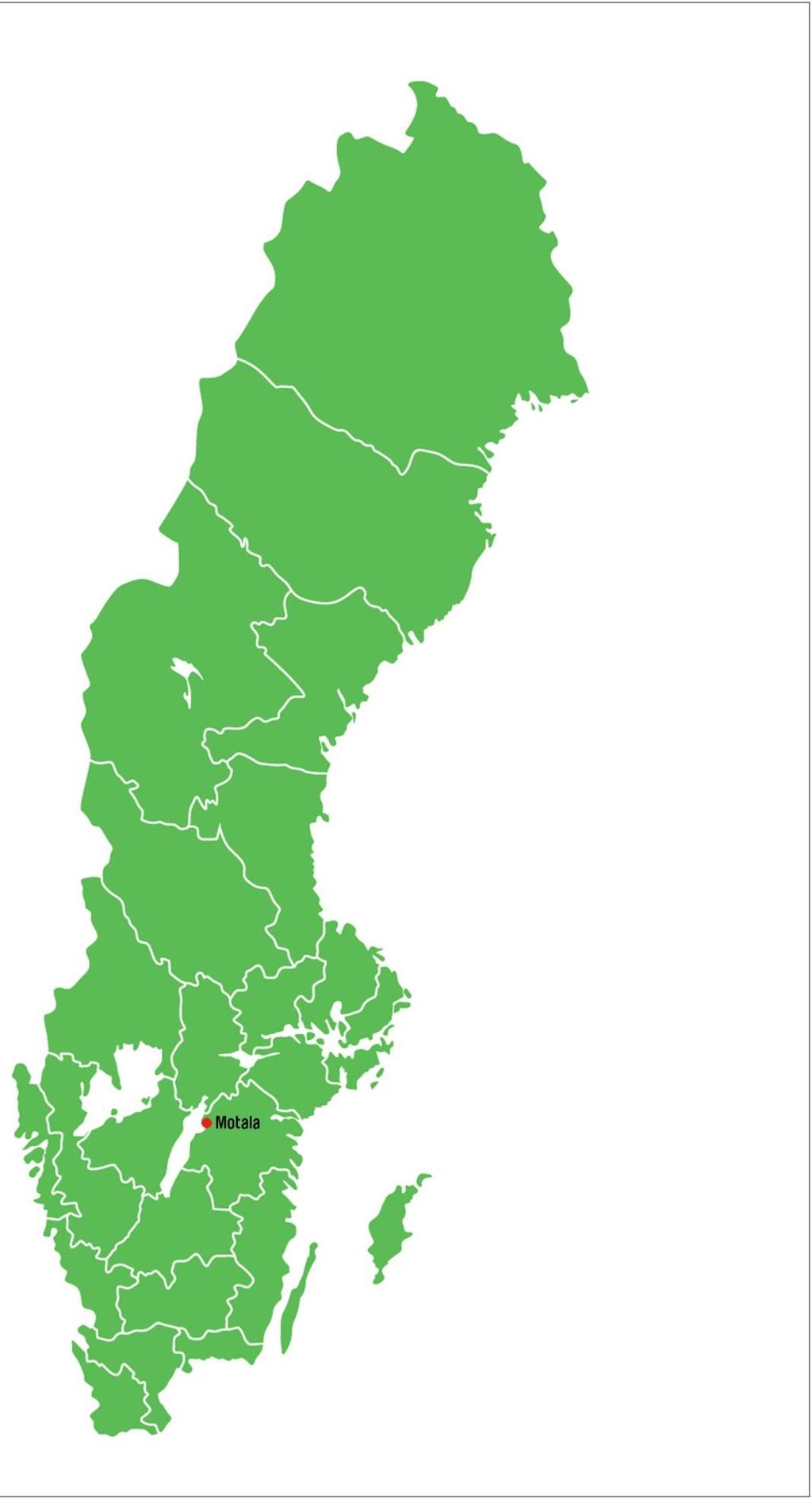 Motala i landets mitt Östergötlands sjöstad: