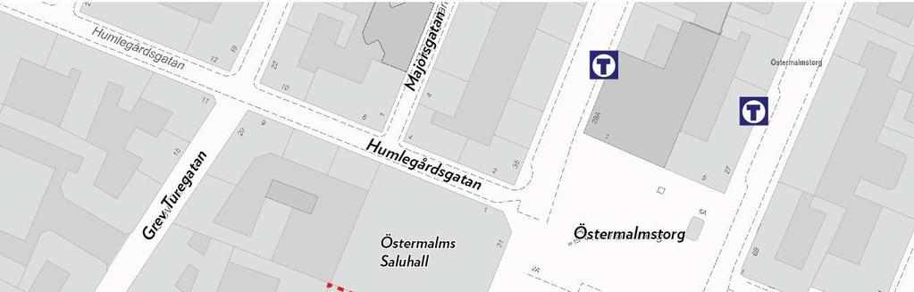 Sida 2 (11) Planområdet är markerat med rödstreckad linje på kartan. Syfte och huvuddrag Syftet med planändringen är att möjliggöra utveckling och upprustning av Östermalms Saluhall.