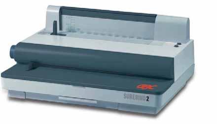 StripBind SureBind Inbindningsmaskiner GBC StripBind TM SureBind System 1,2 & 3 Extremt produktiva stripbindningsmaskiner för professionell användning med stora volymer.