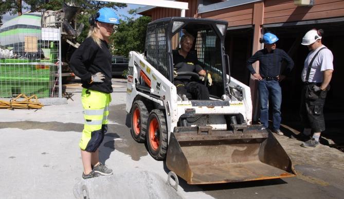 Ida förstod snabbt logiken med spakarna och det tog inte lång stund