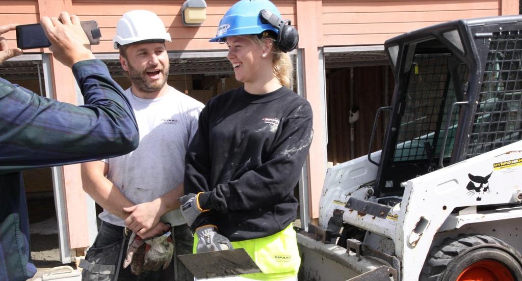 garaget så Ida fick åka över en