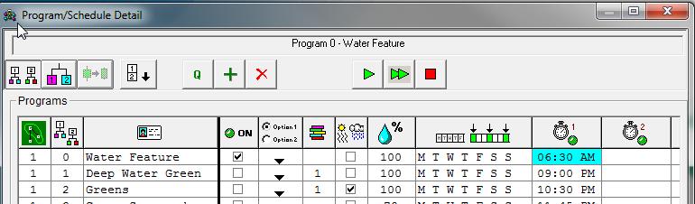 Bästa praxis -programmeringsmetod för aktiveringar överskridande 8,5 timmar Här nedan följer "Bästa praxis"-programmeringsmetod för att köra en station längre än de 499 minuterna