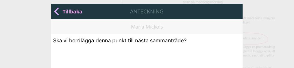 Tryck på exportikonen [4] för att Exportera anteckningar från ett dokument till ett annat (se även avsnitt Exportera och importera anteckningar). 4.