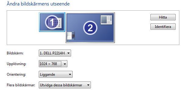 1.2 UTGÅVA (9)10 Skärminställning Upplösning på skärmen rekommenderas vara 1280*1024 eller högre, vid lägre upplösning så placeras innehållet på hemsidan lite olika och kan behövas skrollas för att