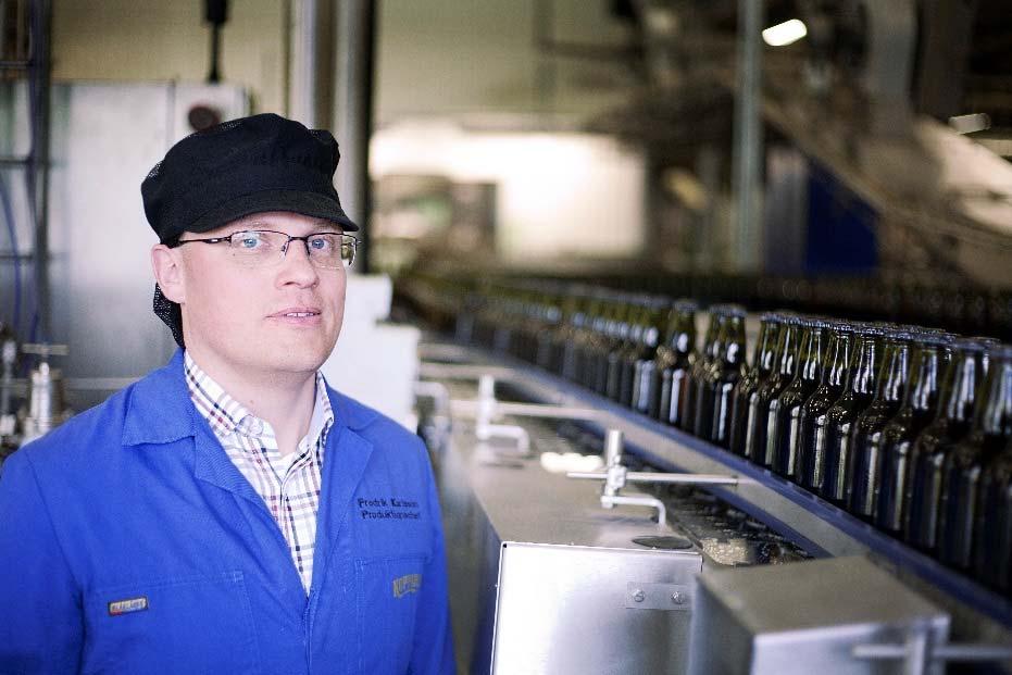 Fredrik Karlsson UTVECKLINGSPLAN PRODUKTION 2013 Produktionschef Koppabergs Bryggeri AB 2012- Teknikchef Grådö