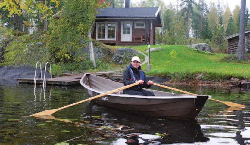 Formen på skrovet garanterar bättre köregenskaper vid bruk av aktersnurra.