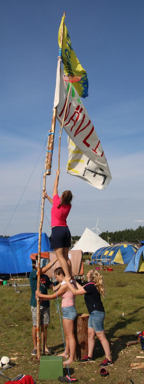 Hinderbanan var kul men jobbigt.