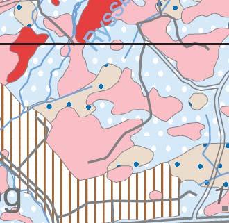 Uppdragsnr: 700167 Hestra Parkstad, Hestra 5 och 6, Borås Stad 6 (11) Datum: 2014-10-31 PM Geoteknik 5.2 Topografiska förhållanden Markvegetationen utgörs av granskog med inslag av lövträd.