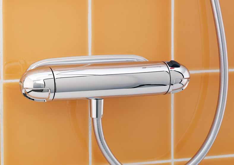 Säkerhetsblandare dusch FMM 9210-0000 Duschblandare Med 9000-seriens säkerhetsblandare är du garanterad en jämn och stabil vattentemperatur.