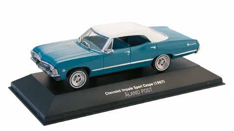 Återupplev ungdomen med en klassisk cheva För dig som gillar modellbilar blir en turkosgrön Chevrolet Impala Sport Coupe från 1967 körklar och redo för utgivning i slutet av året.