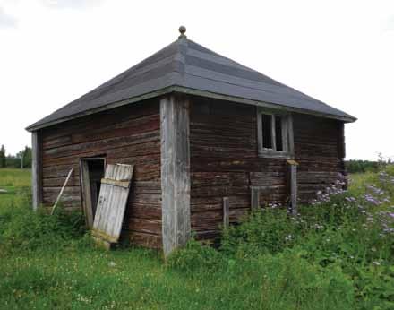 Rödöns gamla prästgårdsdass från sent 1700-tal eller tidigt 1800-tal före och