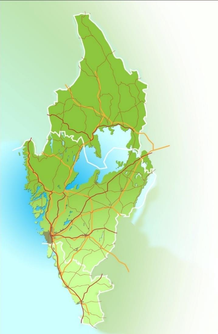 väg 3738 st Tunnlar järnväg 51 st väg 16 st Slussar och farleder