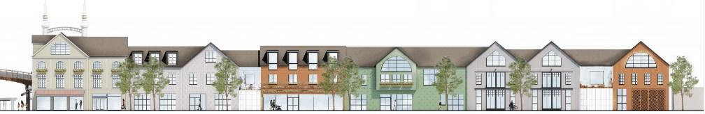 Sida 6 (8) Fasader mot Falkenbergsgatan. Illustration Planbeställning Ny detaljplan har beställts av bolaget och samråd startade november 2017.