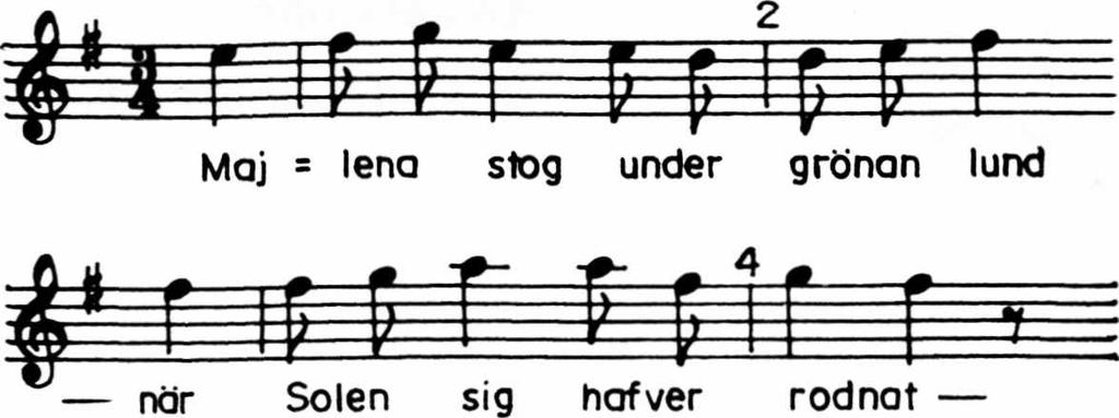 Och Sjelf Gud Fader till henne kom dm i -» ;.-f ~f fr w--rtl alt uti lunden den gröna.