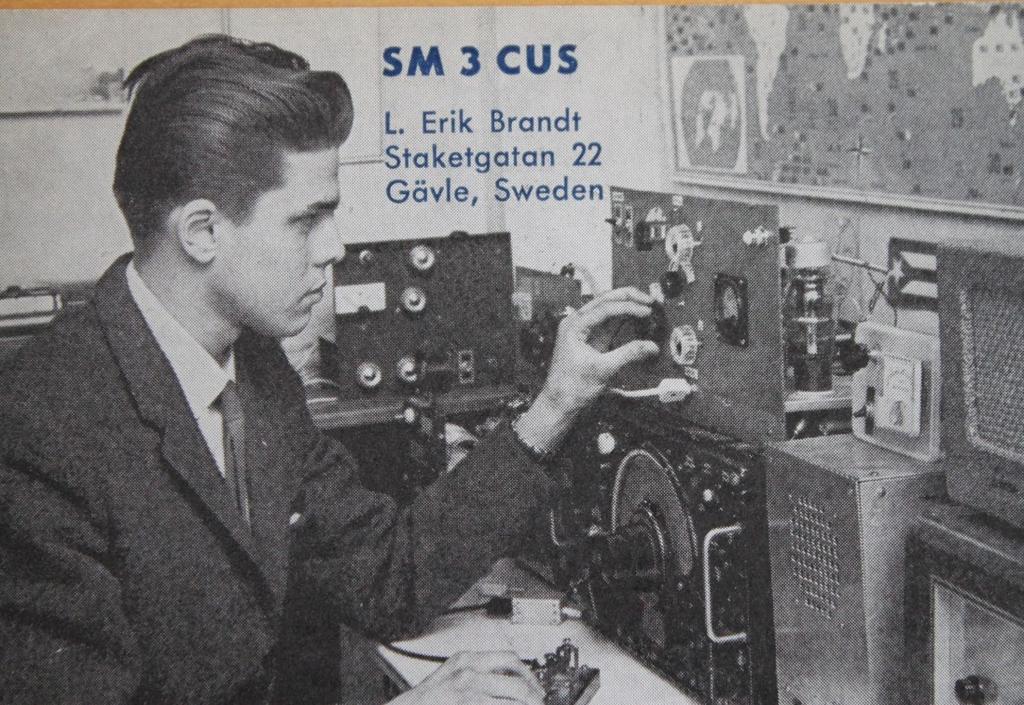 SILENT KEY Onsdag 17 januari somnade Lars Erik Brandt in efter en lång tids allvarlig sjukdom. Lars Erik hade signalen SM0CUS, men han blev sändaramatör i Gävle med signalen SM3CUS 1960.